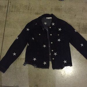 Embroidered jean jacket